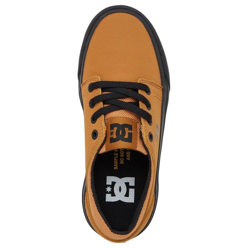 Dětské Skate Boty DC Shoes Trase Hnědé Černé | YJWT-64193