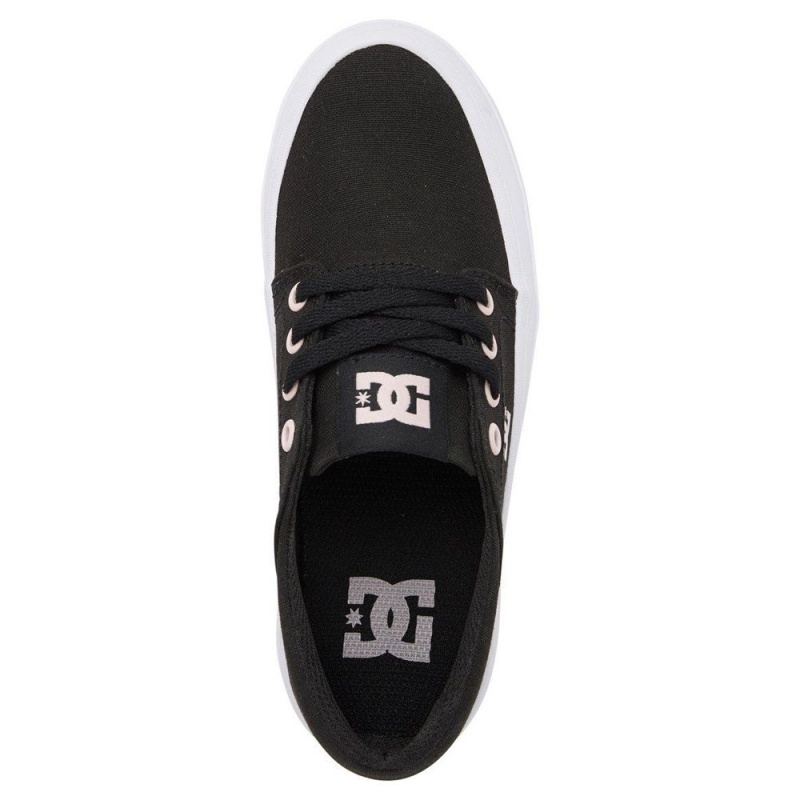 Dětské Skate Boty DC Shoes Trase Černé Růžové | HYXN-72415