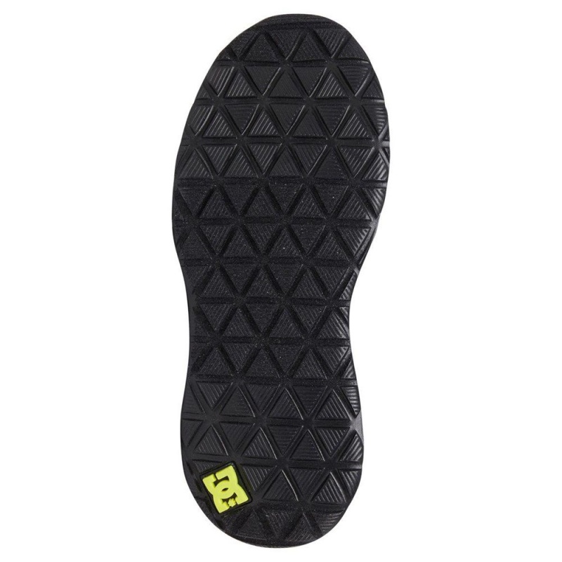 Dětské Sportovní Boty DC Shoes Heathrow Černé Žluté | DNSR-45980