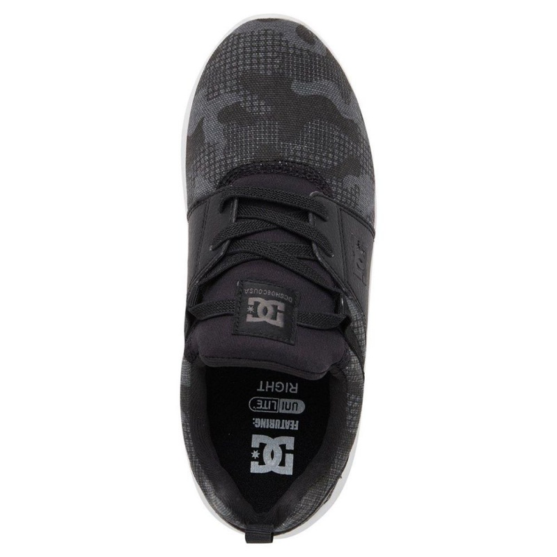 Dětské Sportovní Boty DC Shoes Heathrow Černé | AYFE-72856