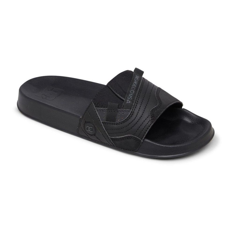 Pánské Sandály DC Shoes Slides Černé Šedé | KIRF-18243