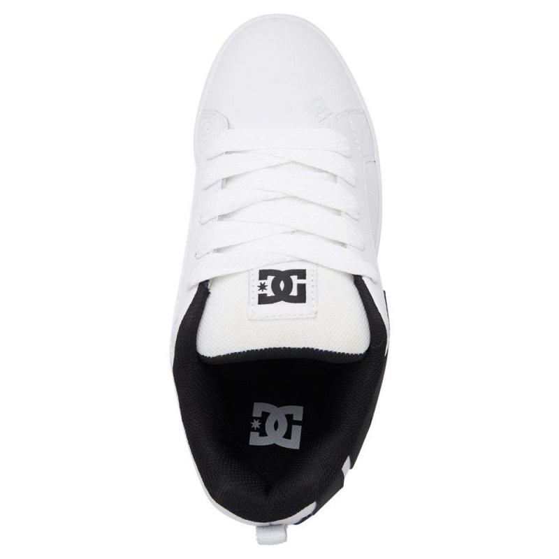 Pánské Skate Boty DC Shoes Court Graffik Bílé Černé | ZLTC-26981