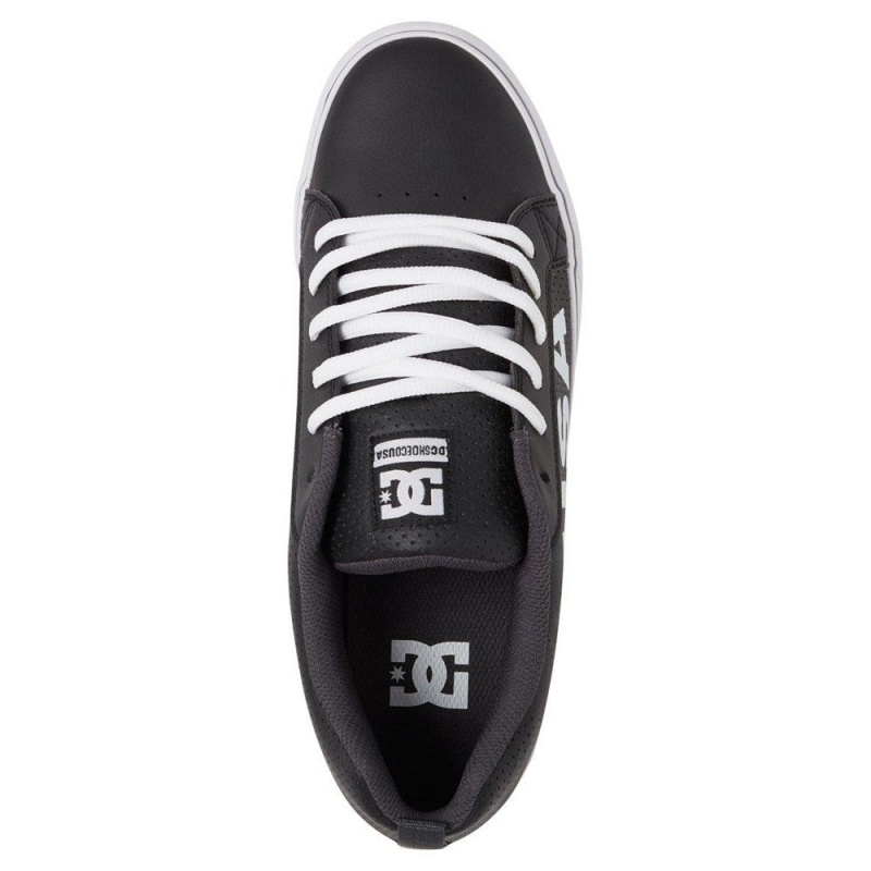 Pánské Skate Boty DC Shoes Court Vulc Černé Bílé | LTZK-89457