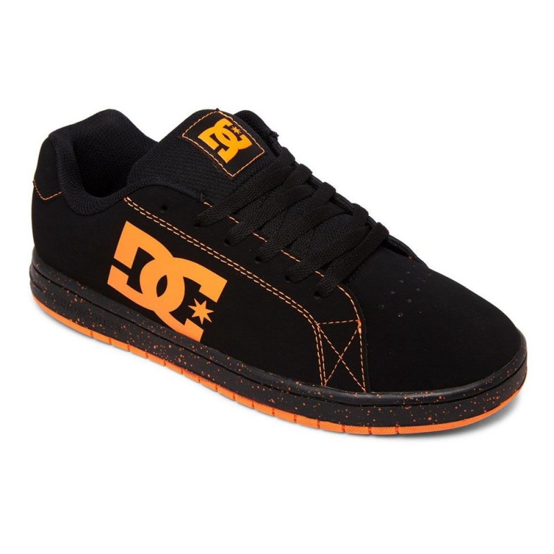 Pánské Skate Boty DC Shoes Gaveler Černé Oranžové | IKEZ-92817