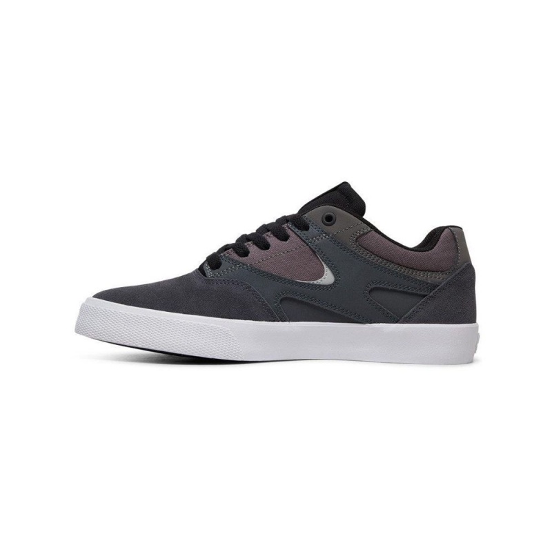 Pánské Skate Boty DC Shoes Kalis Vulc Tmavě Blankyt Šedé | FNGC-84015