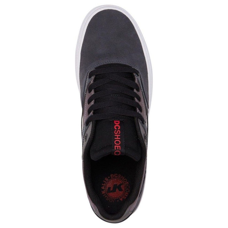 Pánské Skate Boty DC Shoes Kalis Vulc Tmavě Blankyt Šedé | FNGC-84015