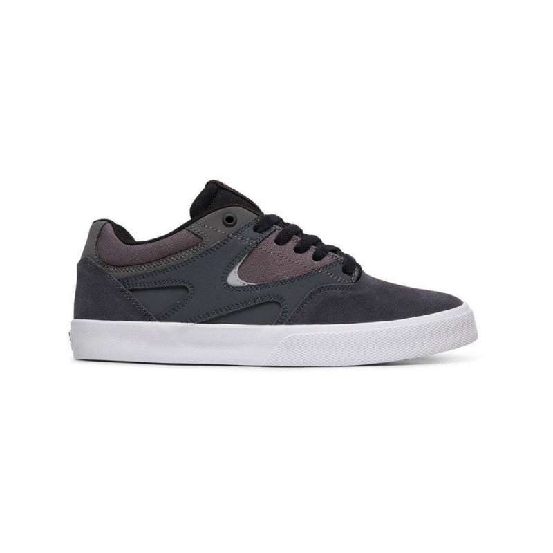 Pánské Skate Boty DC Shoes Kalis Vulc Tmavě Blankyt Šedé | FNGC-84015