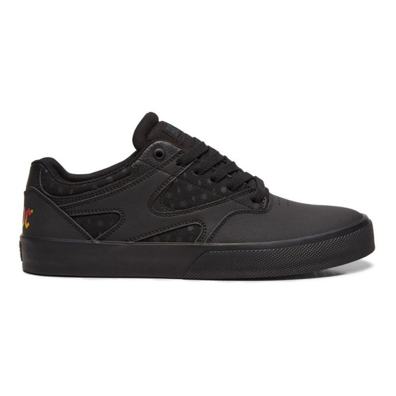 Pánské Skate Boty DC Shoes Kalis Vulc Černé Šedé | MAVY-49352