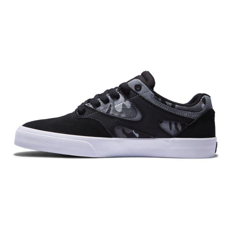 Pánské Skate Boty DC Shoes Kalis Vulc Černé | SHOK-50782