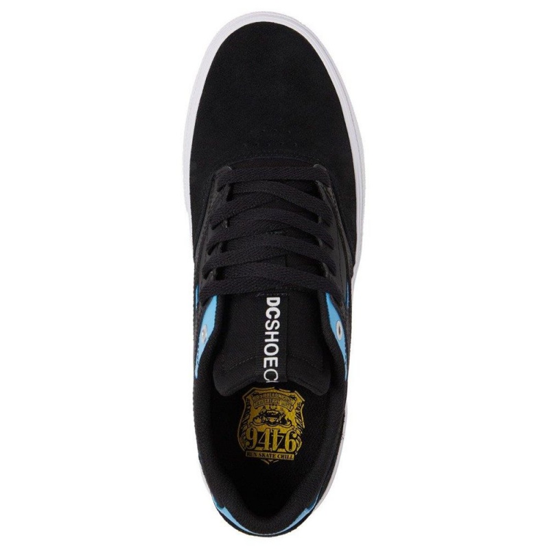 Pánské Skate Boty DC Shoes Kalis Vulc Černé Blankyt | VCOT-81542