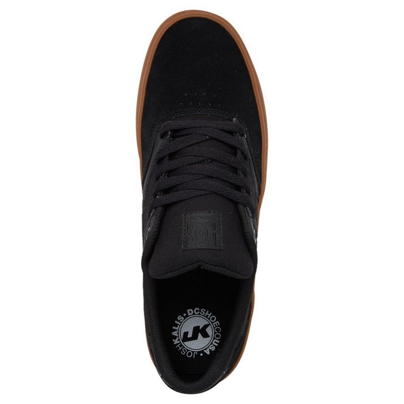 Pánské Skate Boty DC Shoes Kalis Vulc Černé Hnědé | PFIN-14765