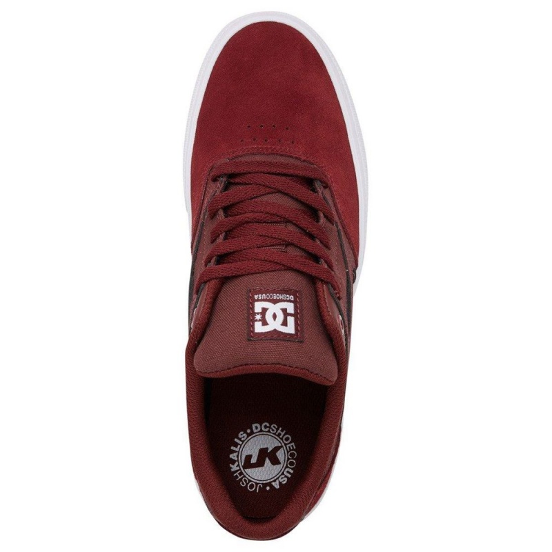 Pánské Skate Boty DC Shoes Kalis Vulc Červené | AHNM-18257