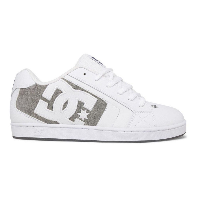 Pánské Skate Boty DC Shoes Net Bílé Šedé | IXYW-13087