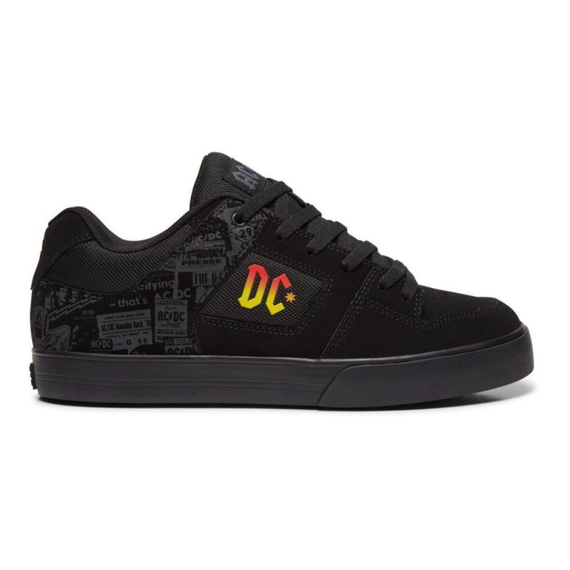 Pánské Skate Boty DC Shoes Pure Černé Šedé | ABMV-53169