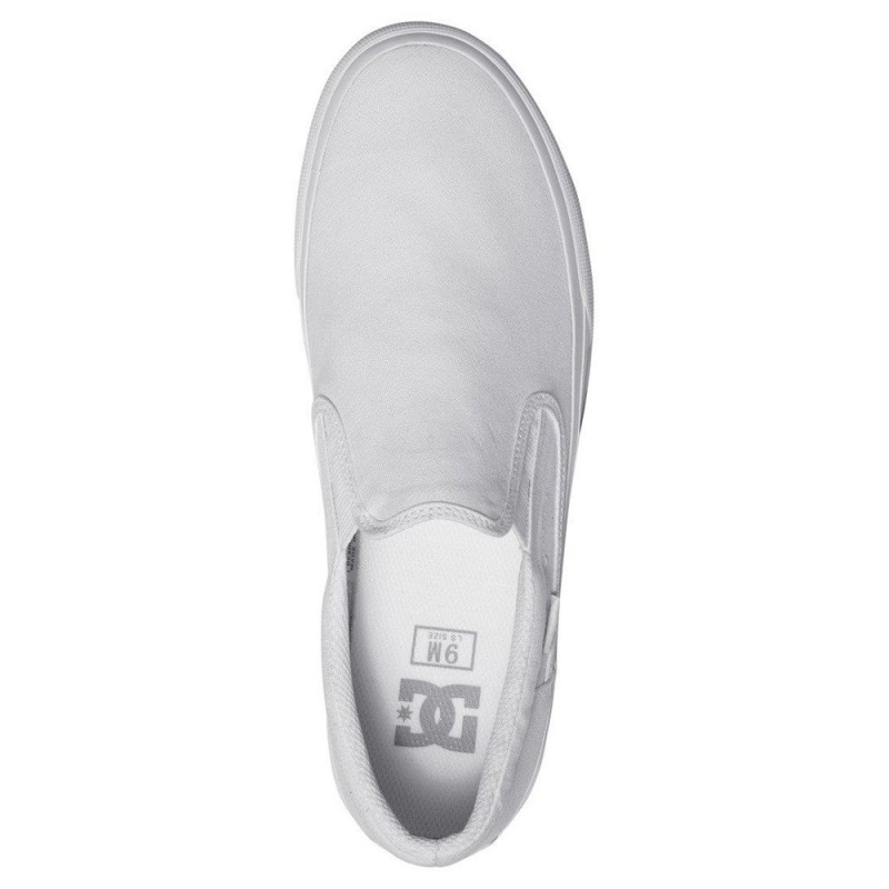 Pánské Skate Boty DC Shoes Trase Bílé | JWVD-80427