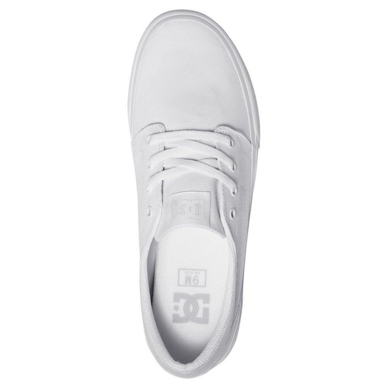 Pánské Skate Boty DC Shoes Trase Bílé | QPAR-30672