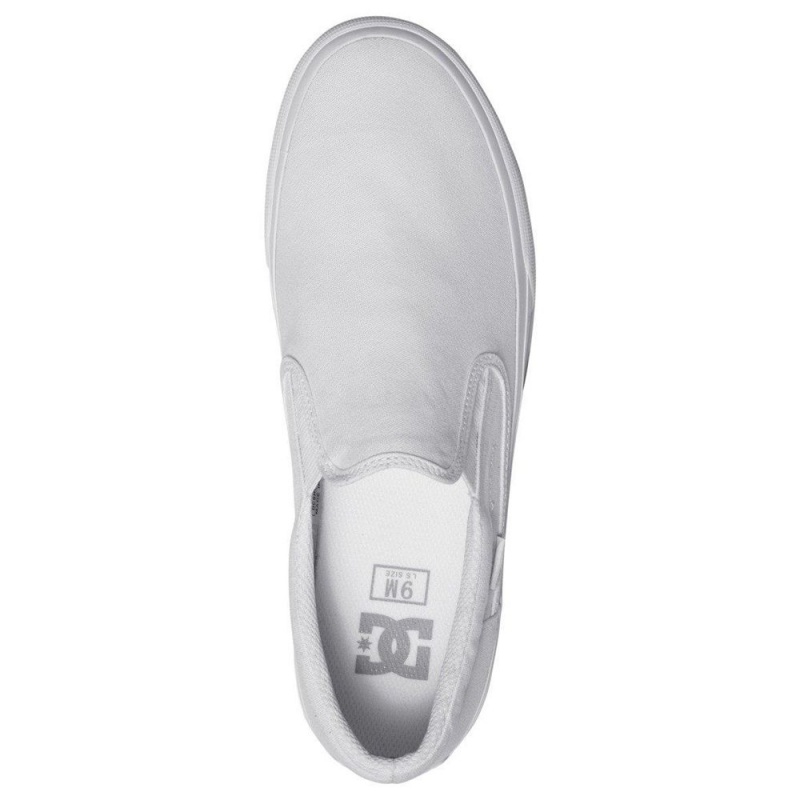 Pánské Skate Boty DC Shoes Trase Bílé | VLIJ-24678