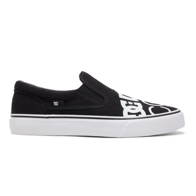 Pánské Skate Boty DC Shoes Trase Černé Bílé | UNMR-01652