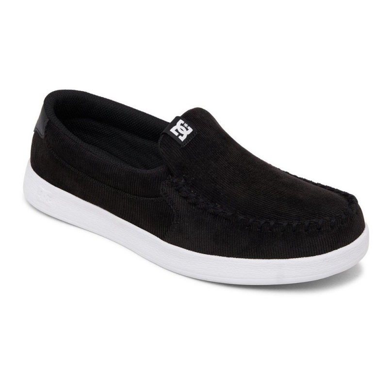 Pánské Skate Boty DC Shoes Villain Černé Bílé | BQGC-89246