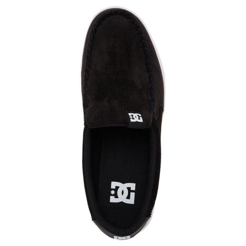 Pánské Skate Boty DC Shoes Villain Černé Bílé | BQGC-89246