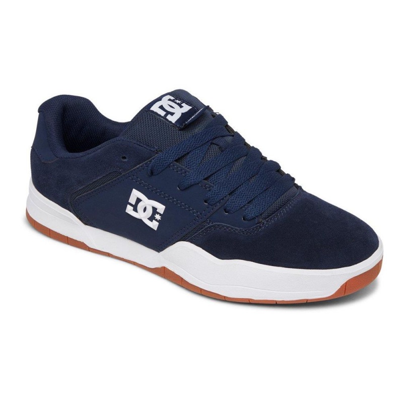 Pánské Sportovní Boty DC Shoes Central Tmavě Blankyt Bílé | UJZF-97346