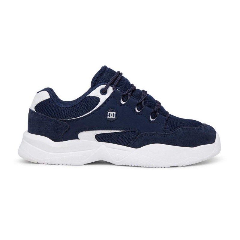 Pánské Sportovní Boty DC Shoes Decel Tmavě Blankyt Bílé | UZJH-43905