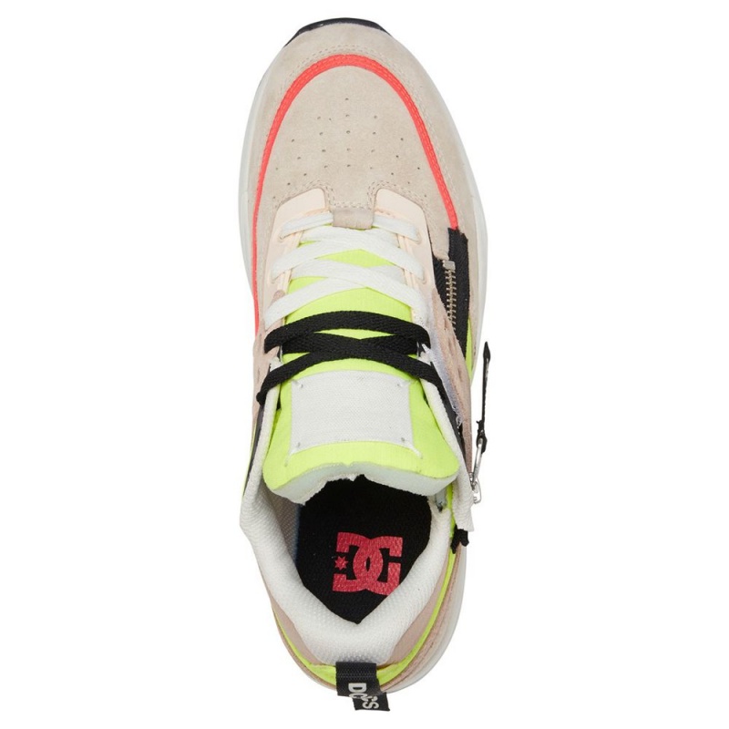 Pánské Sportovní Boty DC Shoes E.Tribeka Šedé Žluté | LDNK-17068