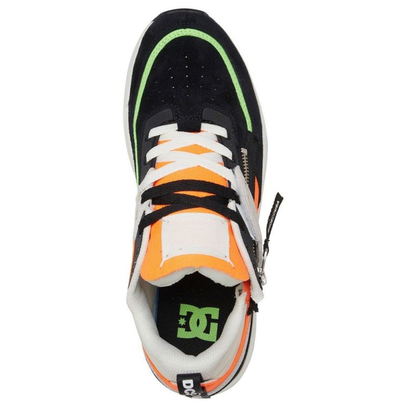 Pánské Sportovní Boty DC Shoes E.Tribeka Černé Oranžové | DIFS-69853