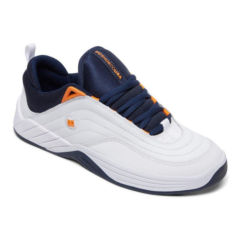 Pánské Sportovní Boty DC Shoes Williams Slim Bílé Tmavě Blankyt | JXAR-53974