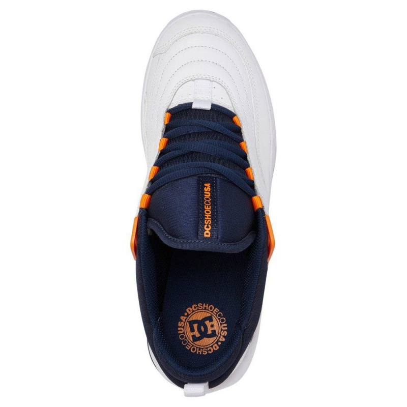 Pánské Sportovní Boty DC Shoes Williams Slim Bílé Tmavě Blankyt | JXAR-53974